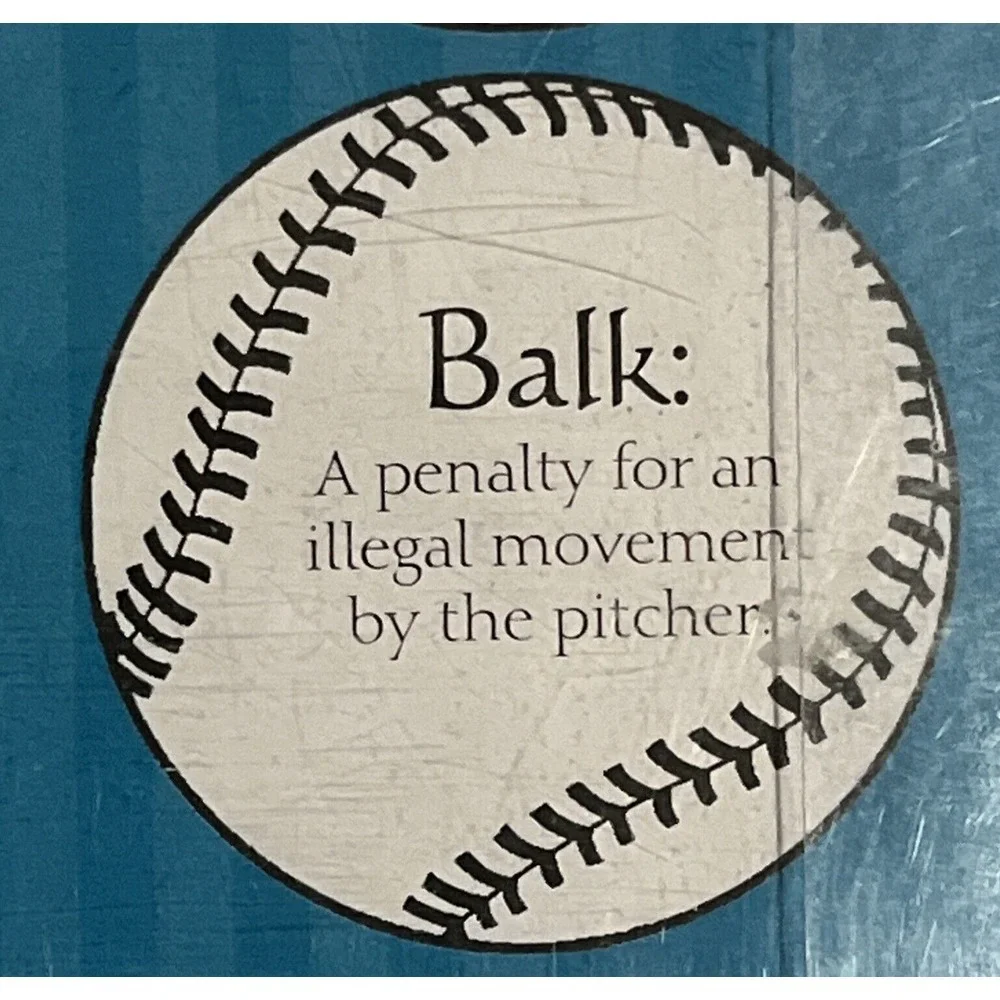 Triangle Inc‎ Vintage Baseball Tempered Glass Coasters - Set of 6 Never Used